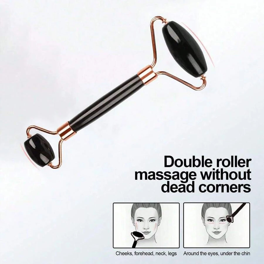 Set de cuidado facial con rodillo de hielo y Gua Sha